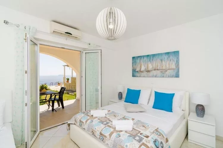 Apartments A&M - Studio with Terrace and Sea View (A3)-Bedroom