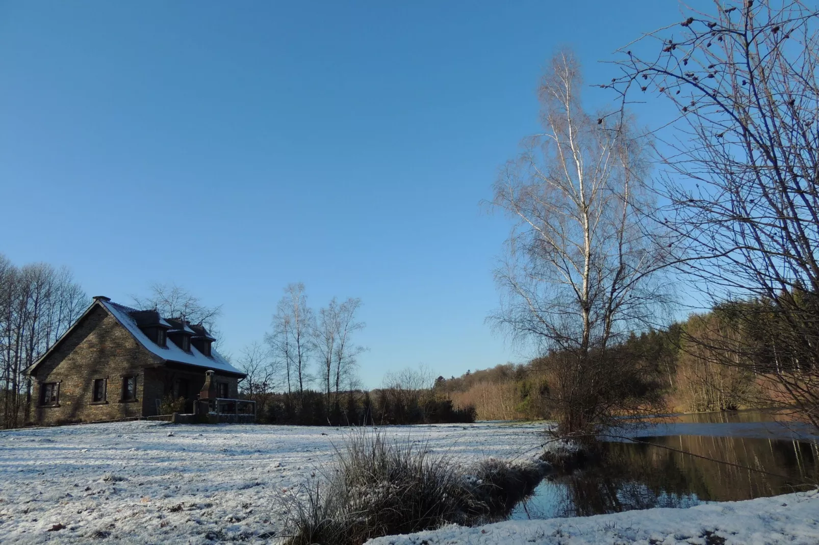 Domaine du Pichoux-Garden winter