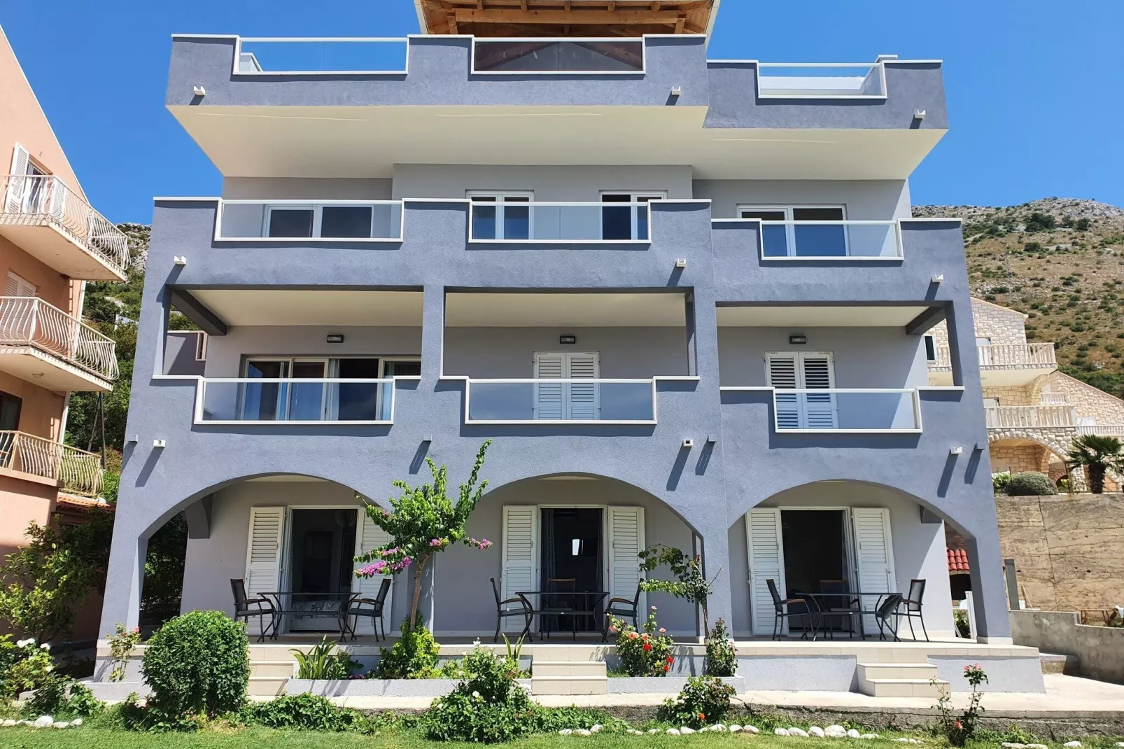 Apartments A&M - Studio with Balcony and Sea View (A4)-Außenbereich