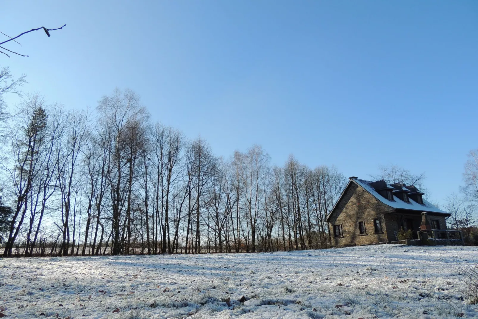 Domaine du Pichoux-Garden winter