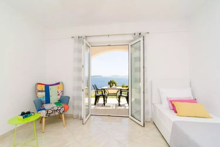 Apartments A&M - One-Bedroom Apartment with Balcony and Sea View (A1)-Bedroom