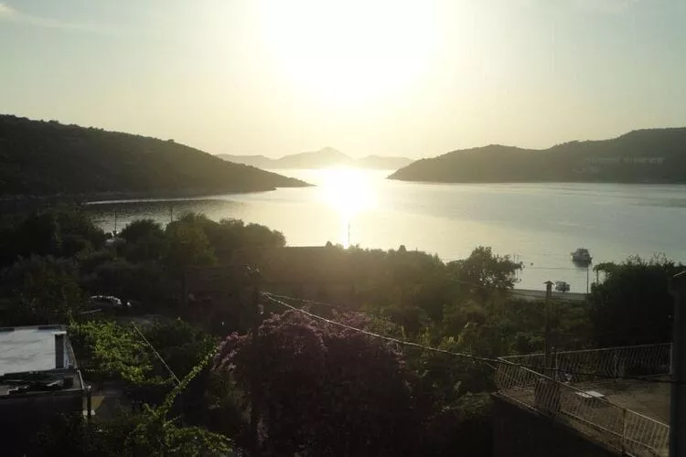 Apartments Marija Slano- Two-Bedroom Apartment with Balcony and Sea View - 2 (B)-View