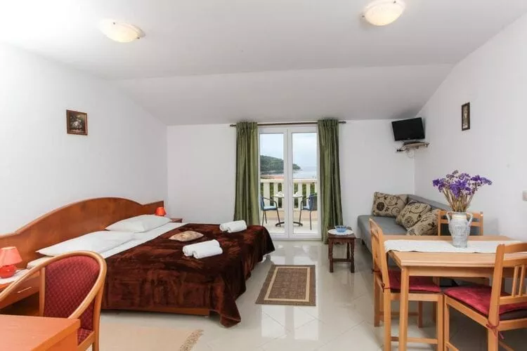 Apartments Ana Lopud - Studio with Balcony and Sea View-5-Bedroom