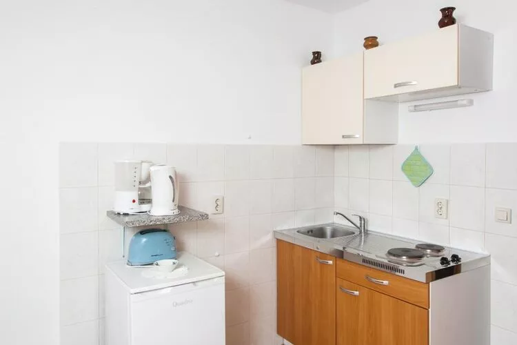 Apartments Ana Lopud - Studio with Balcony and Sea View-2-Kitchen