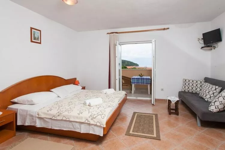 Apartments Ana Lopud - Studio with Balcony and Sea View-2-Bedroom