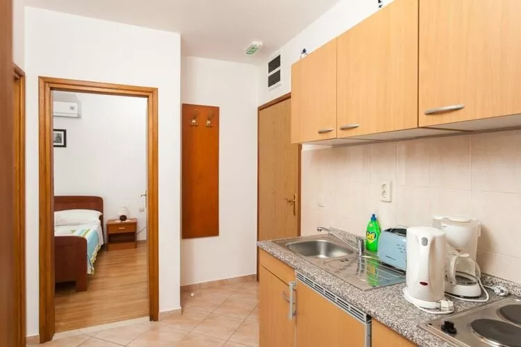 Apartments Ana Lopud - One Bedroom Apartment with Balcony and Sea View - 3 (1 floor)-Küche