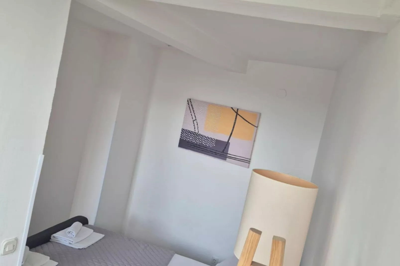 Apartment Mia - Two-Bedroom Apartment with Balcony and Sea View-Bedroom