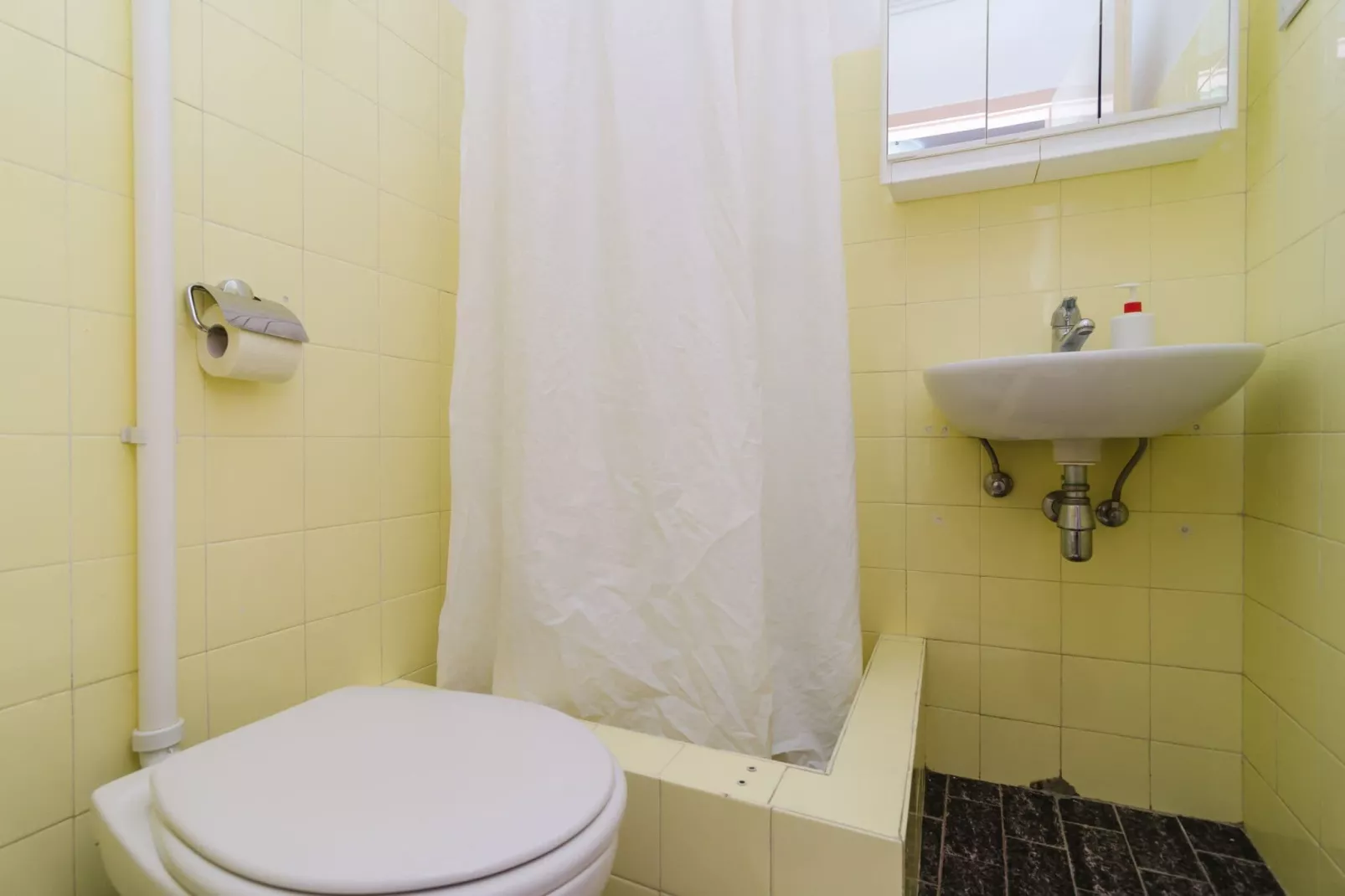 Guest House Daniela - Double Room with Terrace and Sea View - SOBA 8-Bathroom