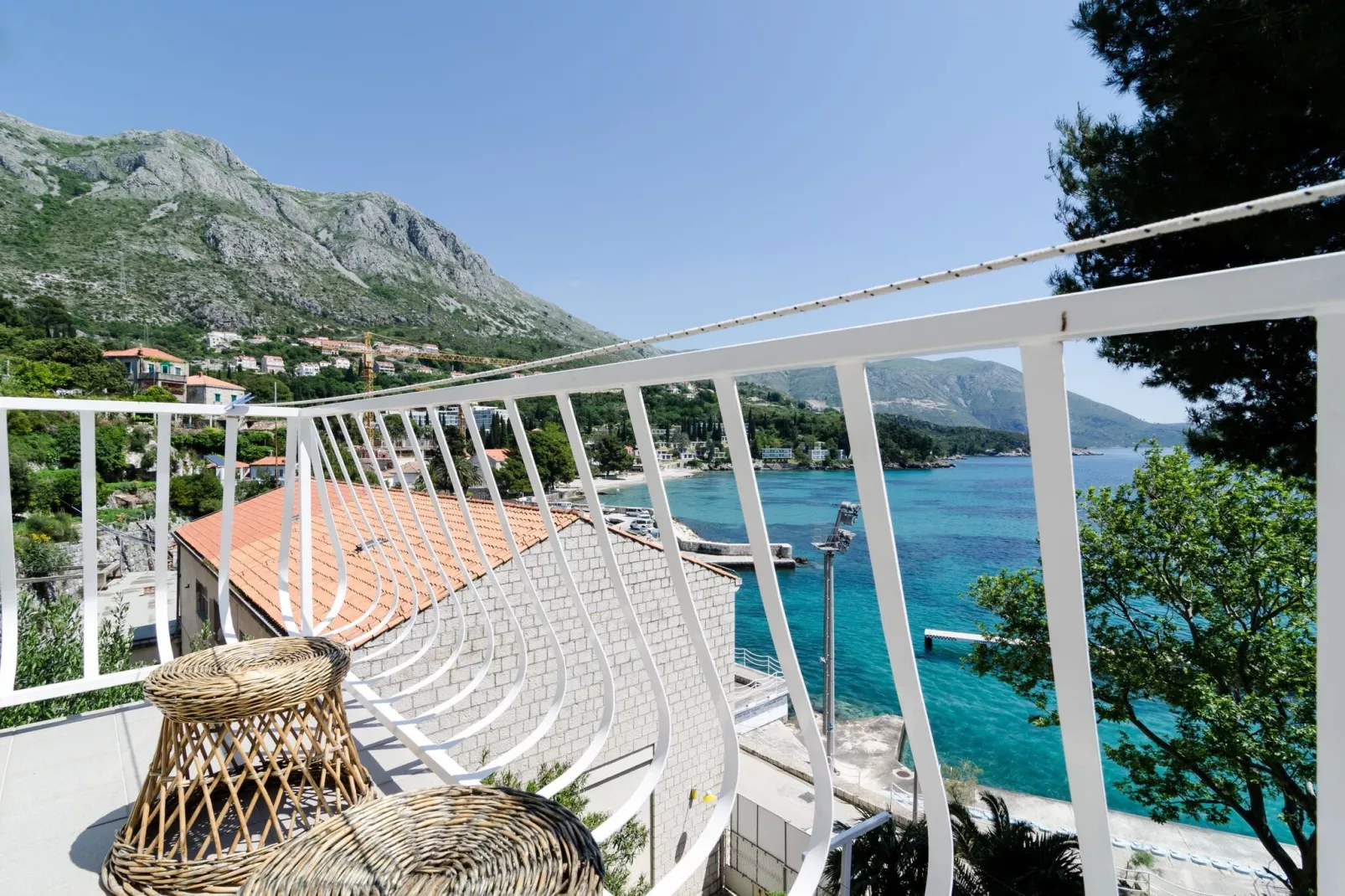 Guest House Daniela - Standard Double Room with Sea View - SOBA 1-Terrace balcony