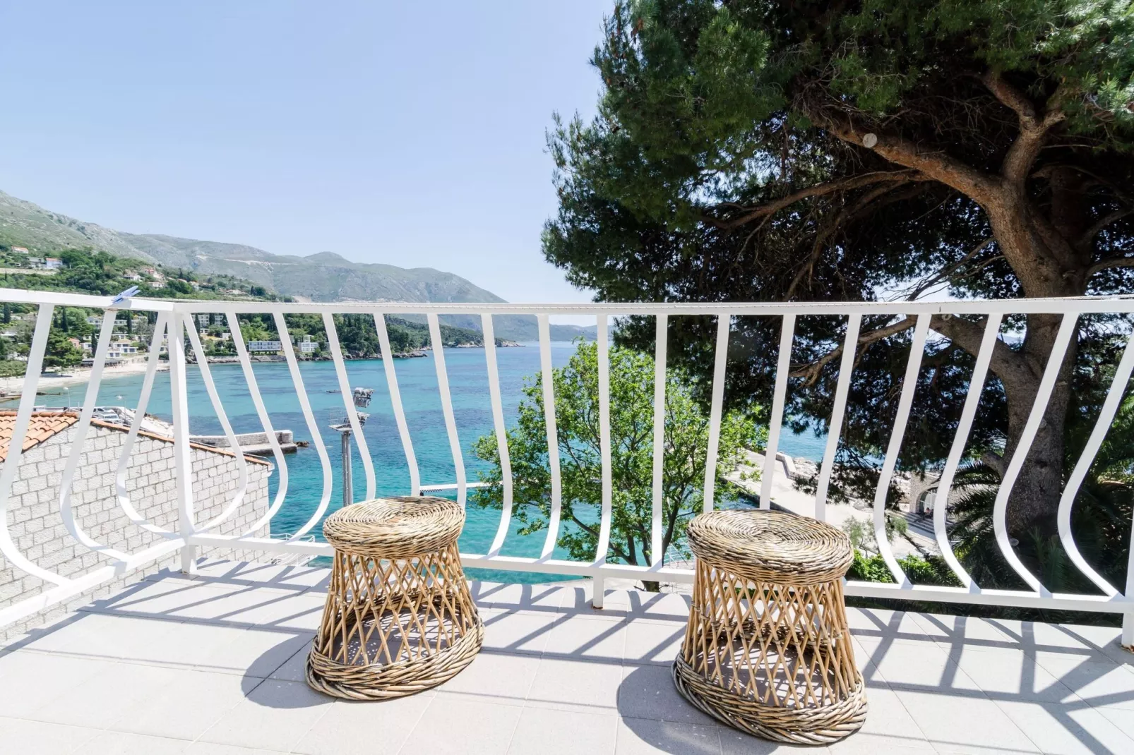 Guest House Daniela - Standard Double Room with Sea View - SOBA 1-Terrace balcony