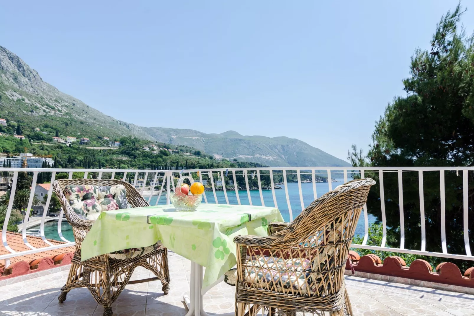 Guest House Daniela - Deluxe Double Room with Sea View - SOBA 7-Balcon-terrasse