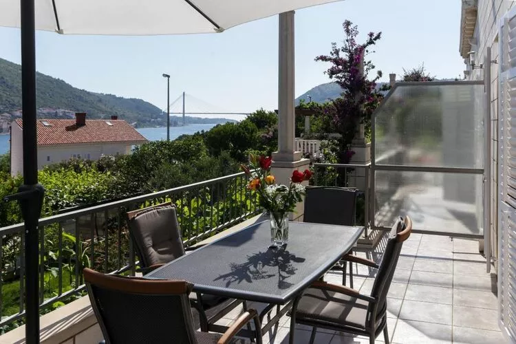 Villa Celenca - Superior Two Bedroom Apartment with Balcony Sea View - A2-Terrassenbalkon