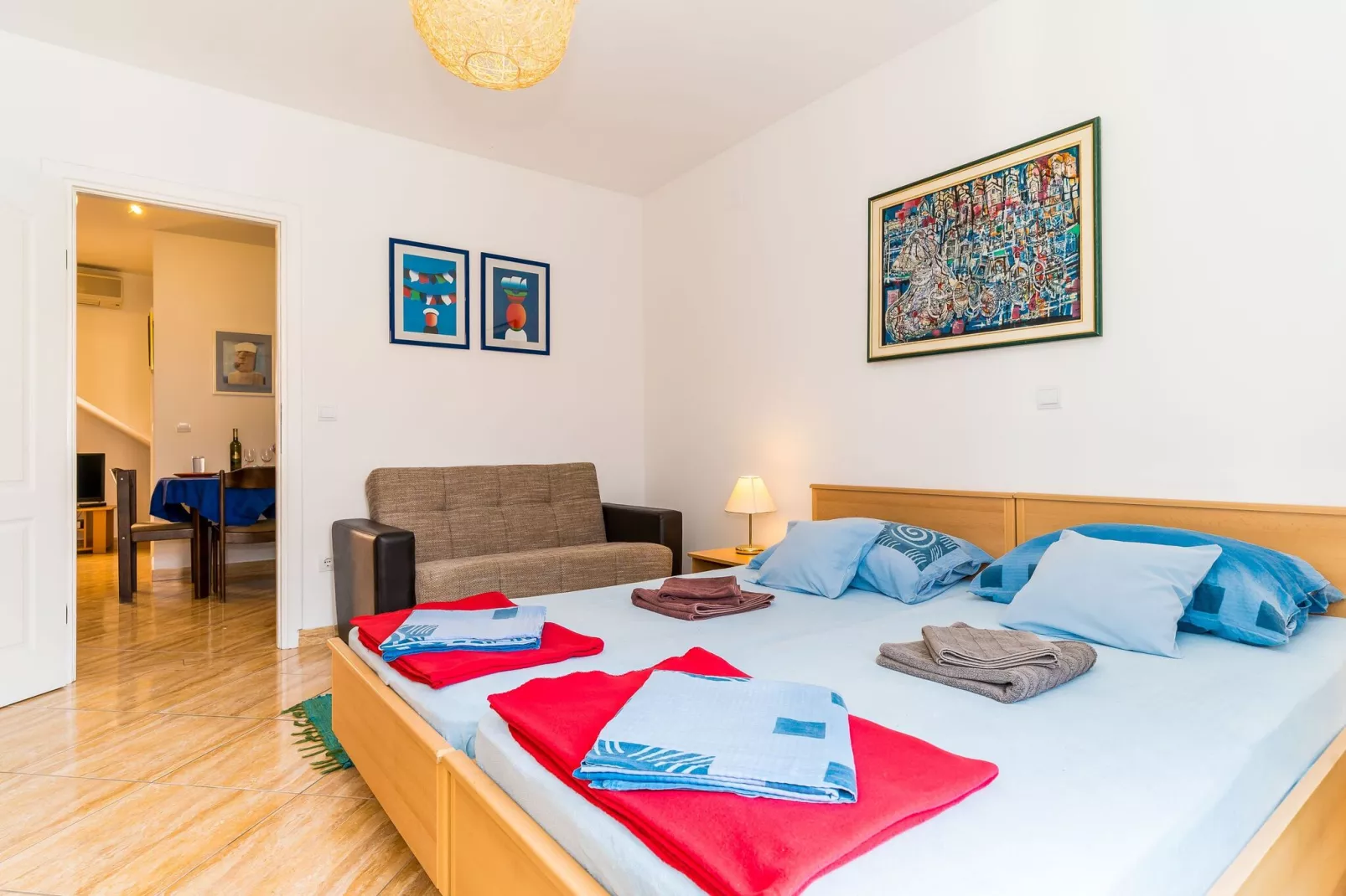 Apartments Casa Vanna - One Bedroom Apartment-Schlafzimmer