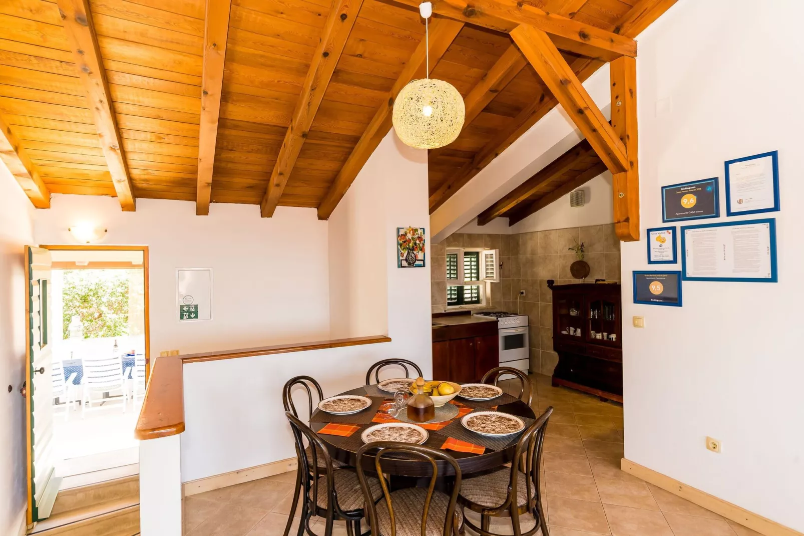 Apartment Casa Vanna - Two-Bedroom Apartment with Terrace and Sea View-Dining room
