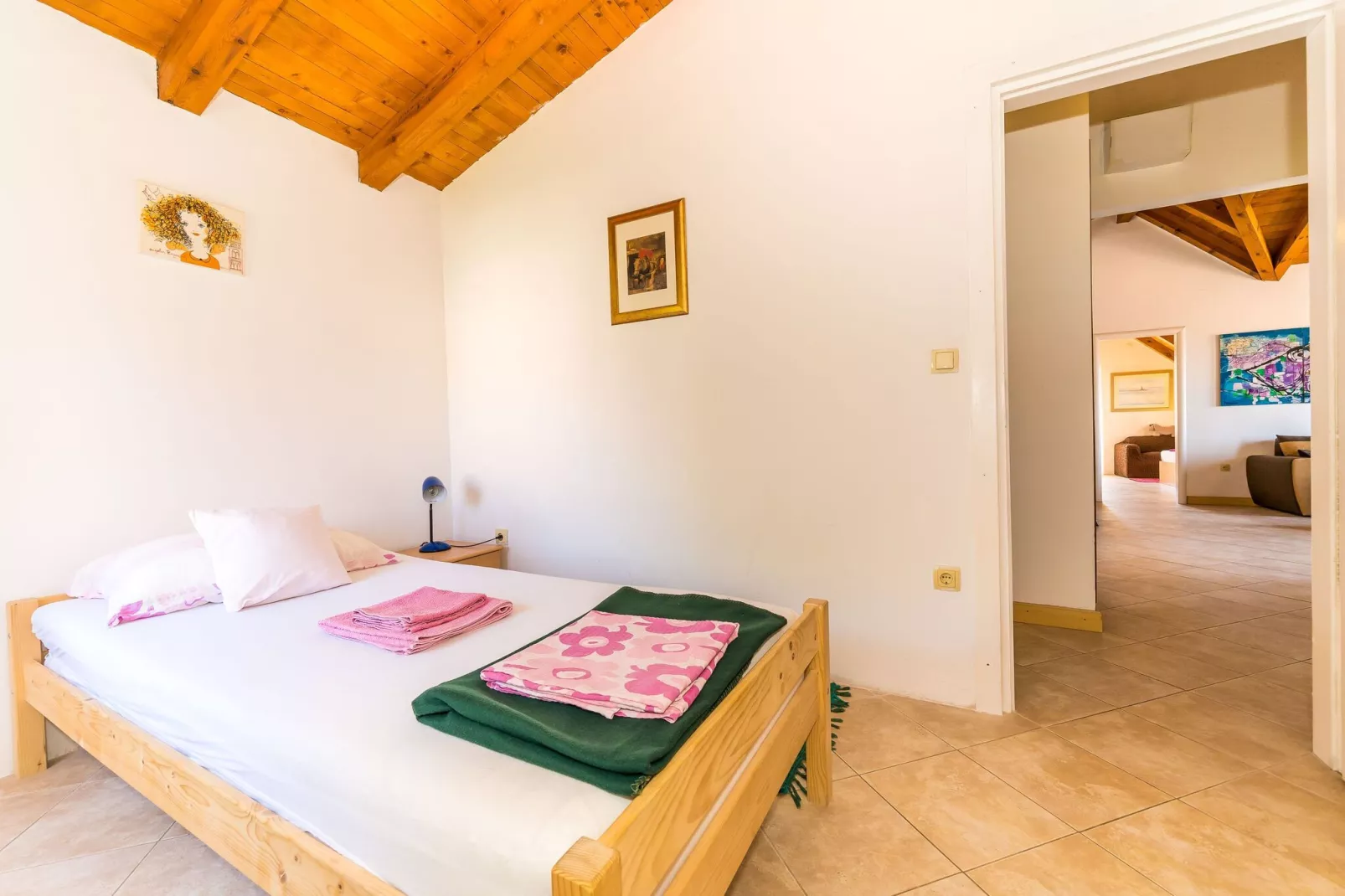 Apartment Casa Vanna - Two-Bedroom Apartment with Terrace and Sea View-Bedroom
