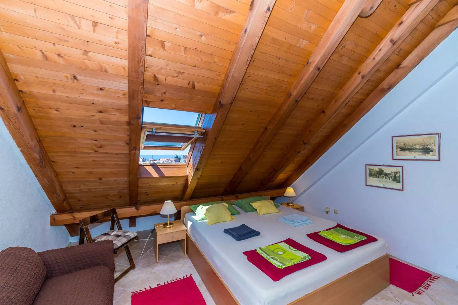 Apartment Casa Vanna - Two-Bedroom Apartment with Terrace and Sea View-Bedroom