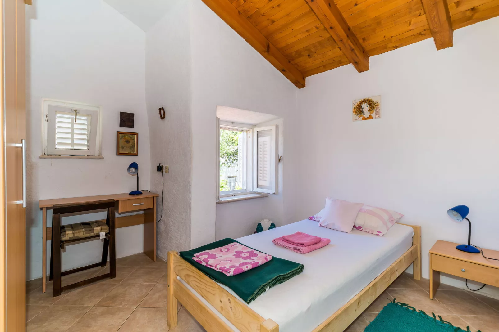 Apartment Casa Vanna - Two-Bedroom Apartment with Terrace and Sea View-Bedroom