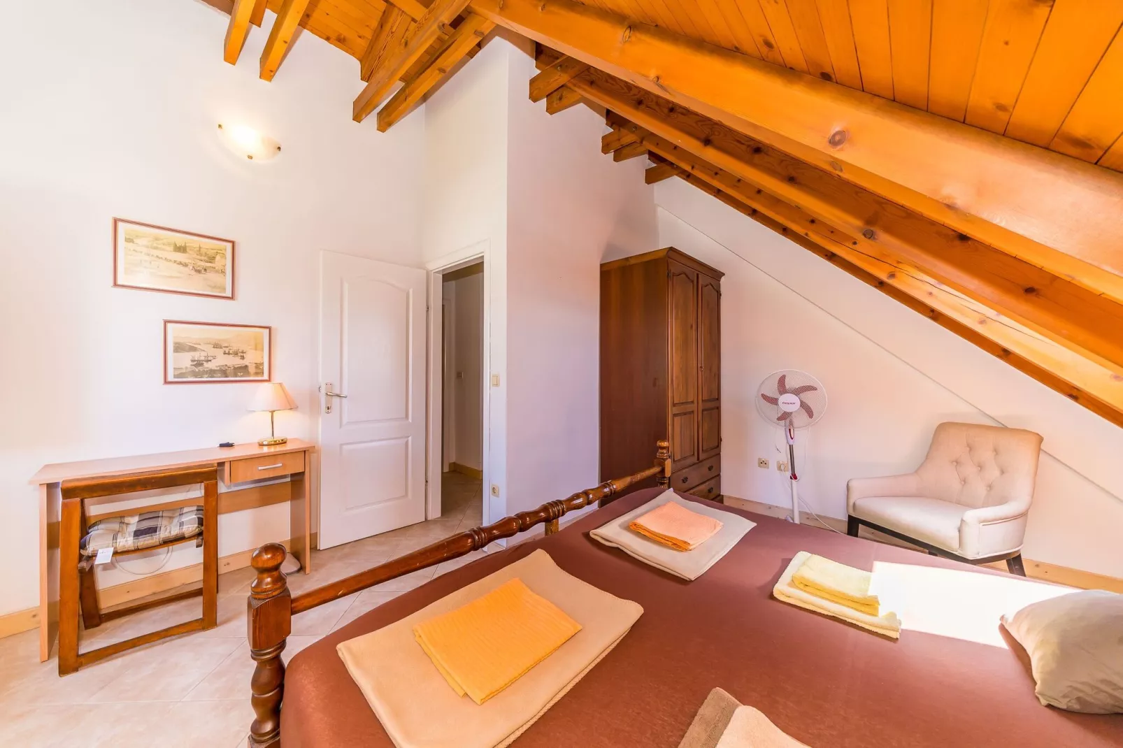 Apartment Casa Vanna - Two-Bedroom Apartment with Terrace and Sea View-Bedroom