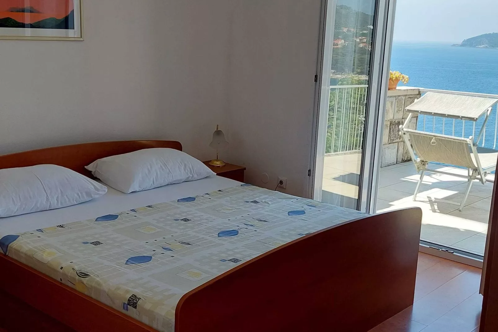 Apartments Matea - Two-Bedroom Apartment with Sea View and Balcony  - (Štikovica)-Bedroom