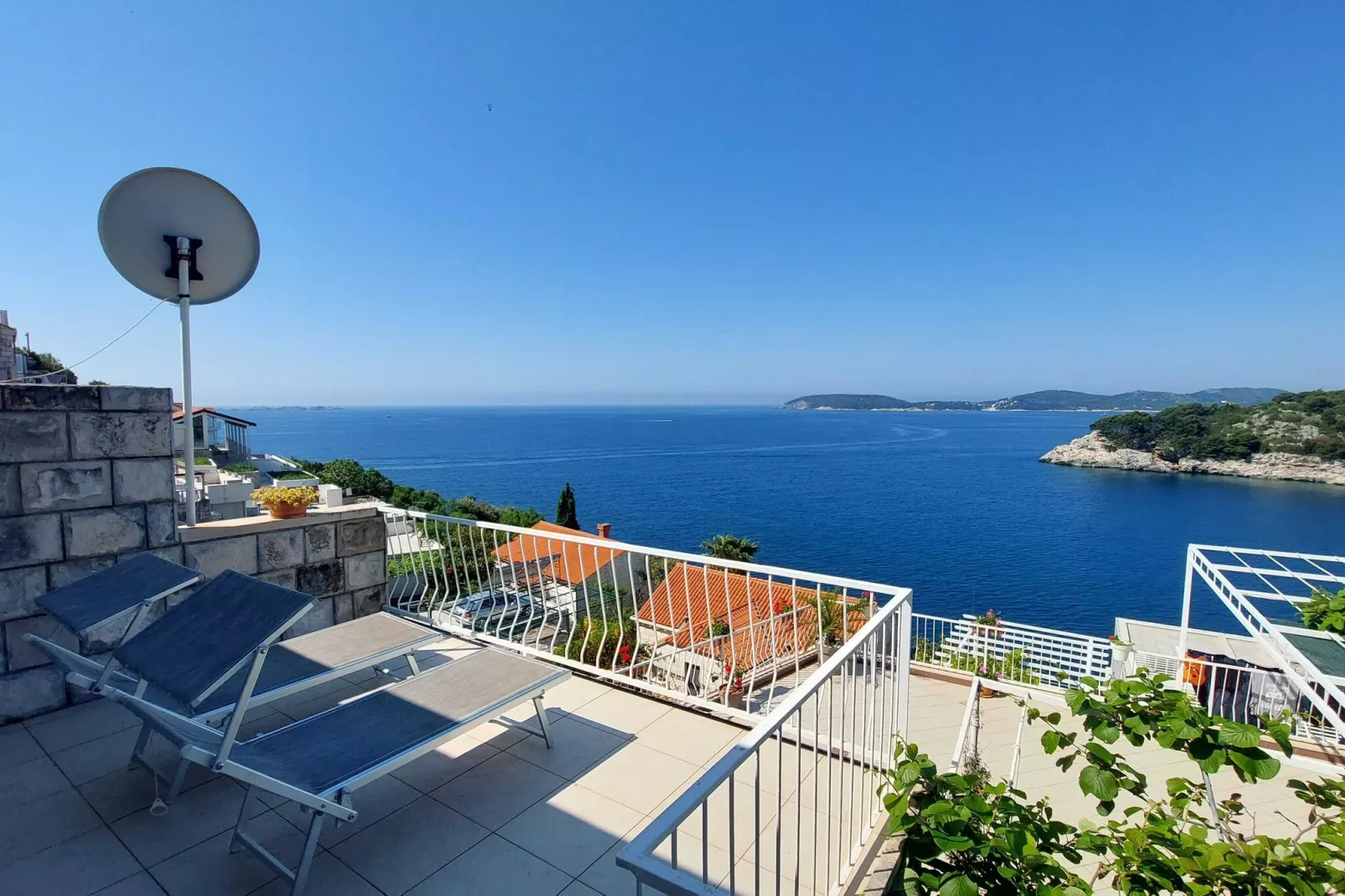 Apartments Matea - Two-Bedroom Apartment with Sea View and Balcony  - (Štikovica)-Terrace