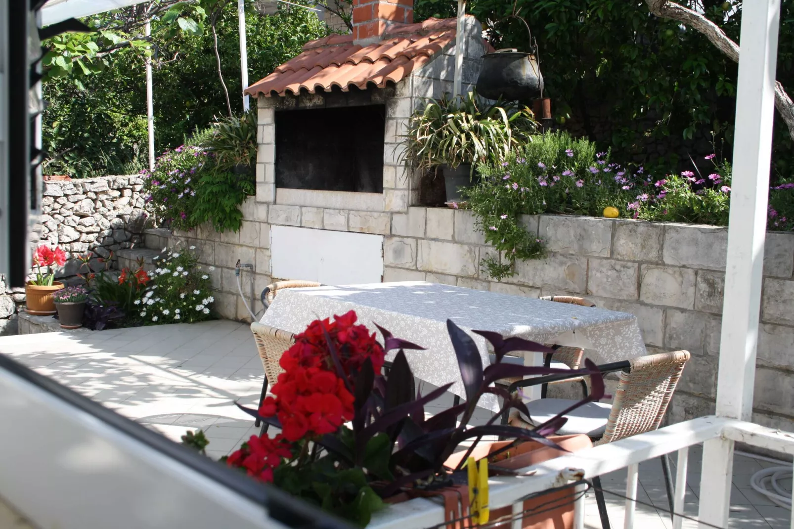 Apartments Matea - Two-Bedroom Apartment with Sea View and Balcony  - (Štikovica)-Terrace