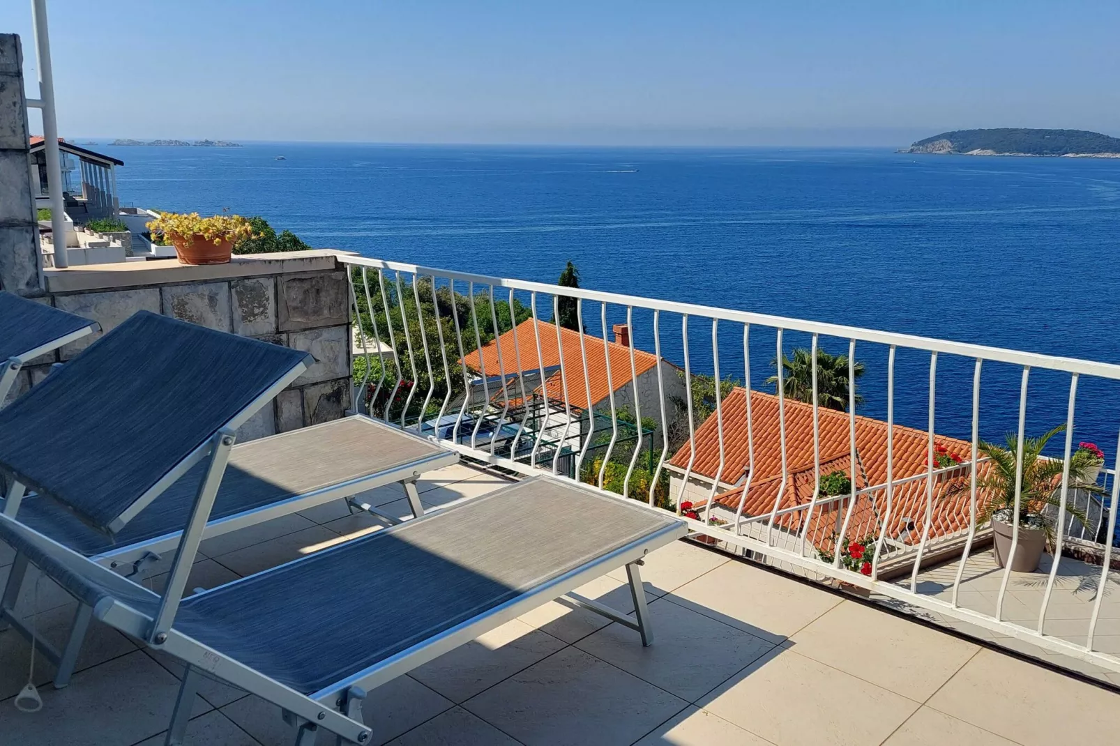 Apartments Matea - Two-Bedroom Apartment with Sea View and Balcony  - (Štikovica)-Terrace