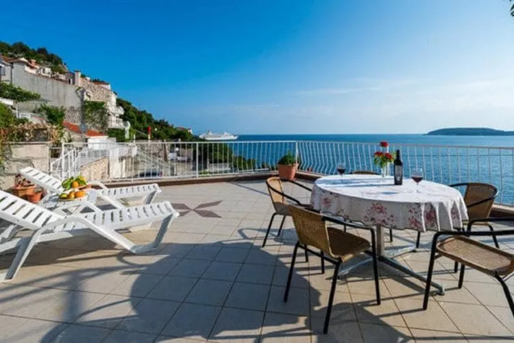 Apartments Matea - One-Bedroom Apartment with Sea View - (Štikovica)-Terrace