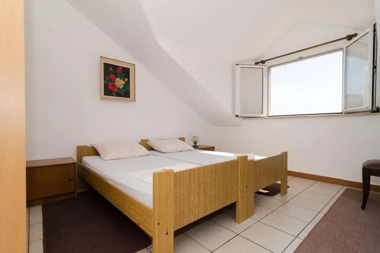 Guest House Misita - One Bedroom Apartment with Balcony and Sea View-Bedroom