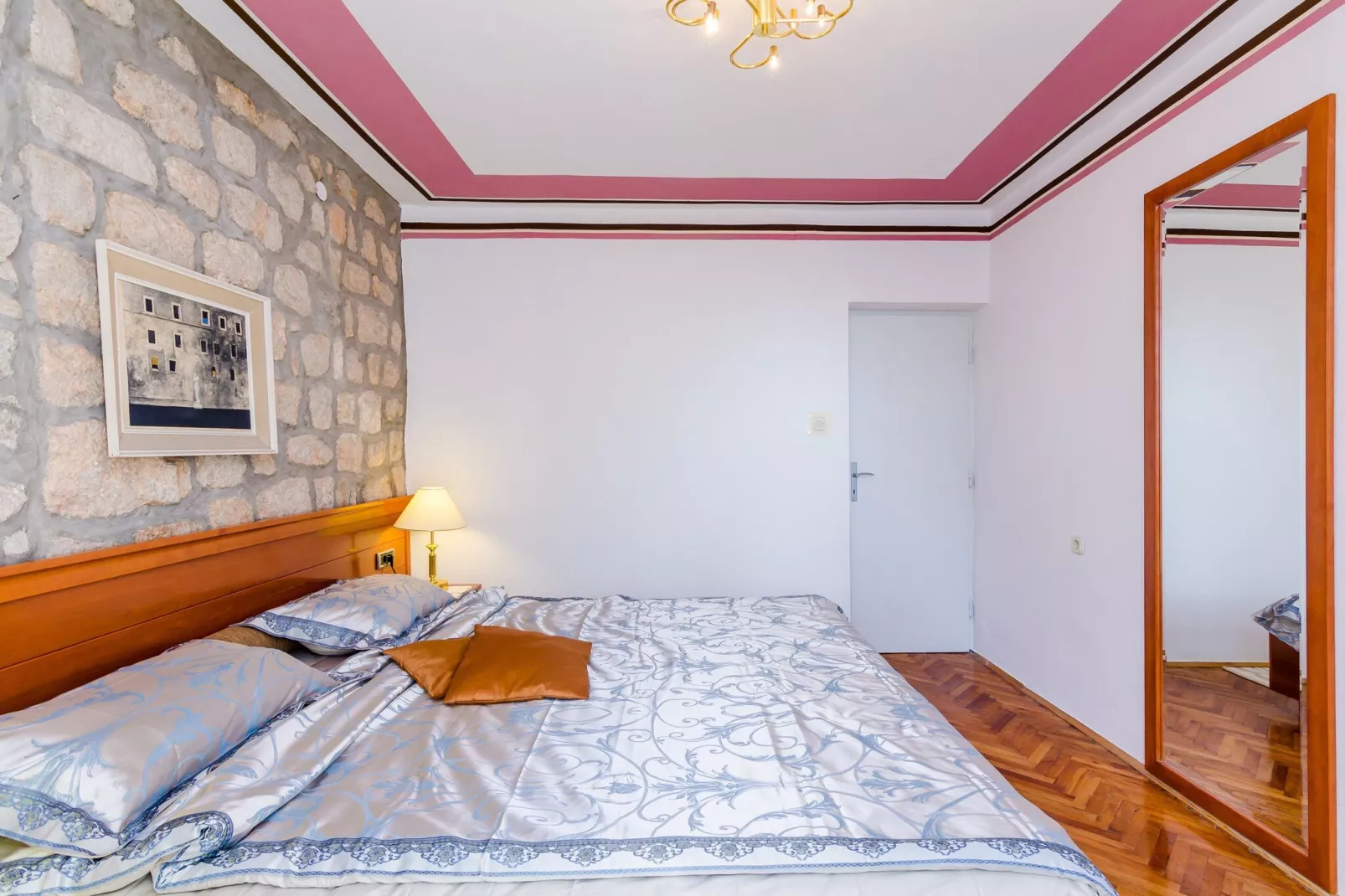 Apartments Nicol - One-Bedroom Apartment with Terrace-Schlafzimmer