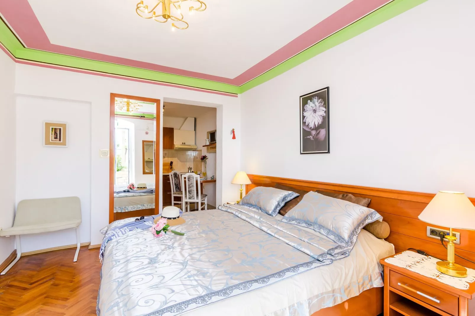 Apartments Nicol - Studio with Terrace-Chambre