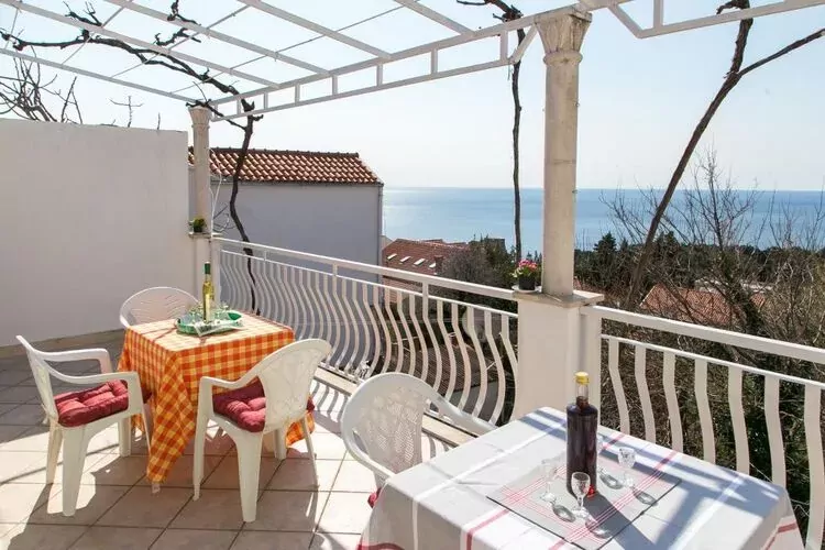 Apartment Angelina - Three Bedroom Apartment with Balcony and Sea View-Terrassenbalkon