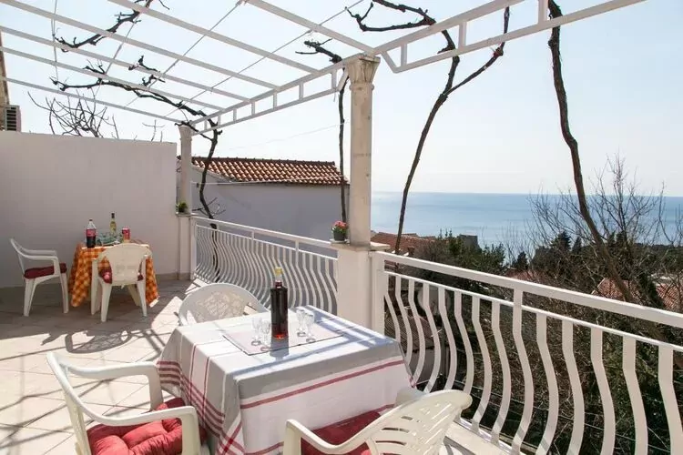 Apartment Angelina - Three Bedroom Apartment with Balcony and Sea View-Terrasse