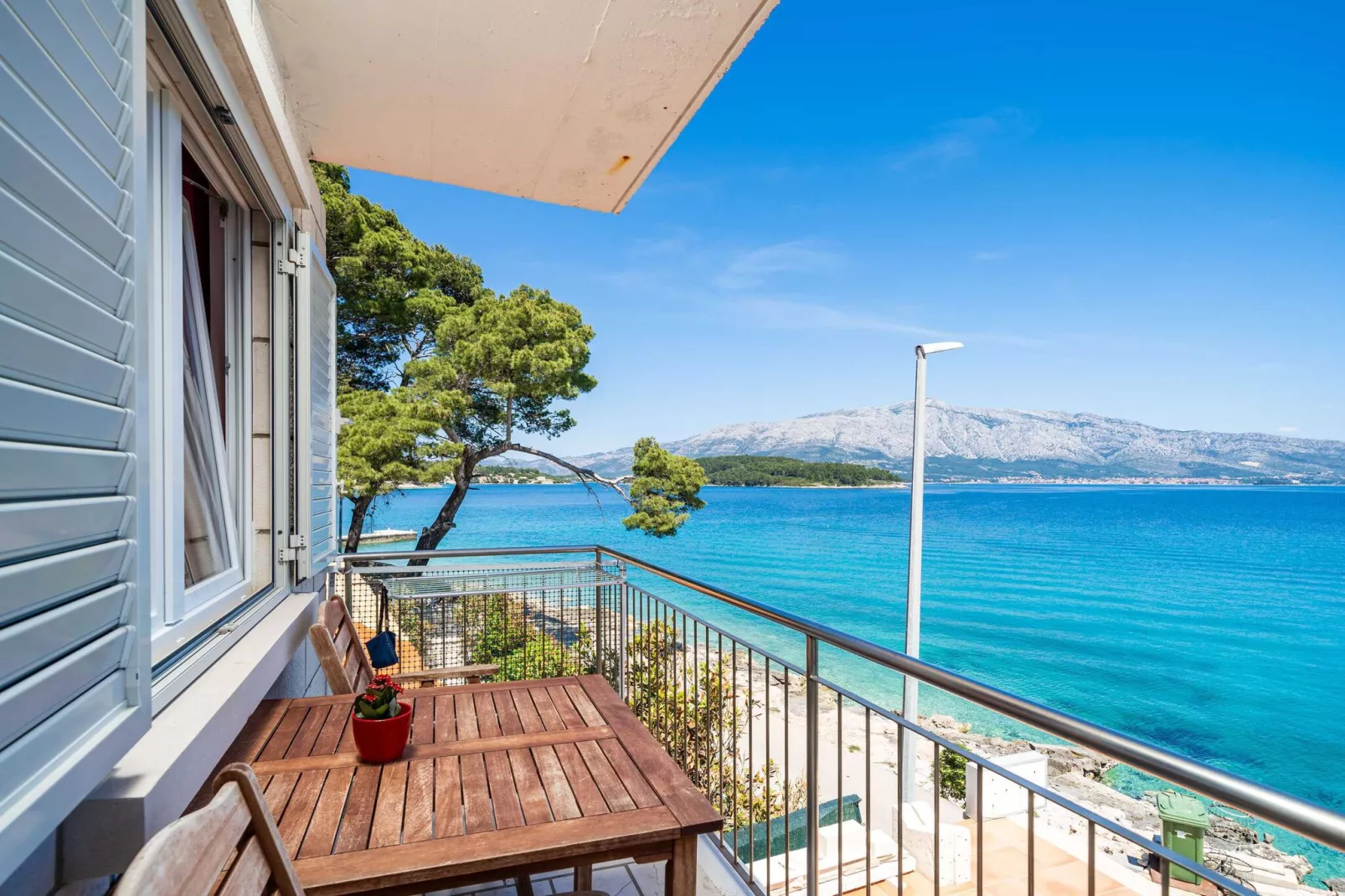 Apartments Nikolina (LU) - Studio with Sea View-Terrace balcony