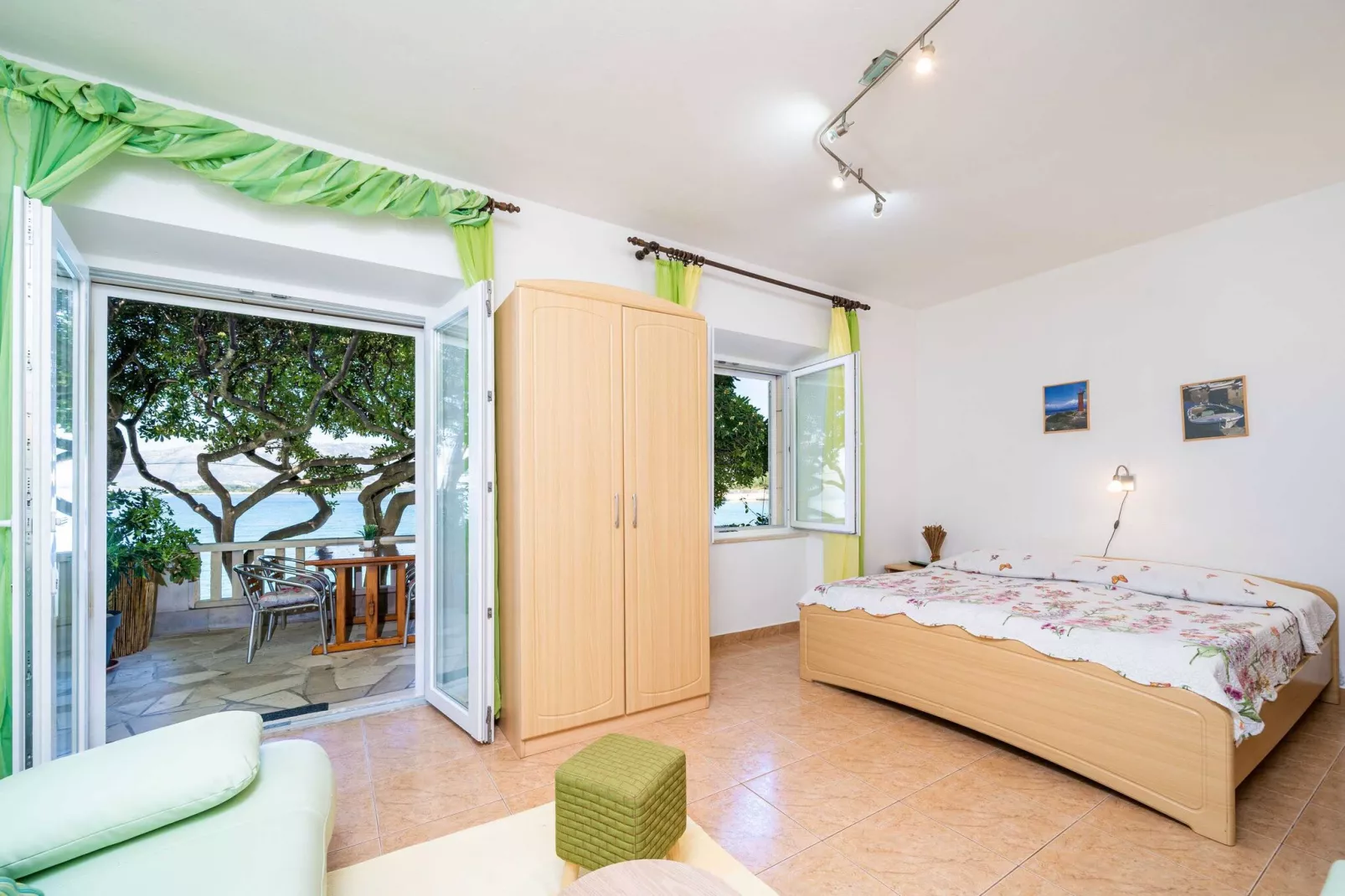 Apartments Nikolina (LU) - One-Bedroom Apartment with terrace-Schlafzimmer