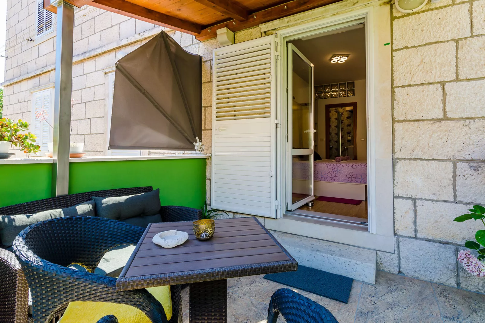 Apartments and Room Frane - Double Room-Terrace