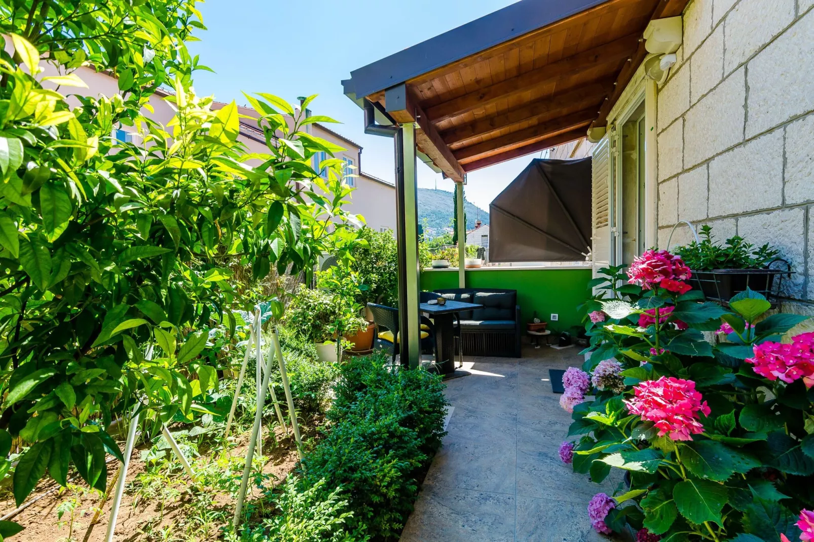 Apartments and Room Frane - Double Room-Terrace