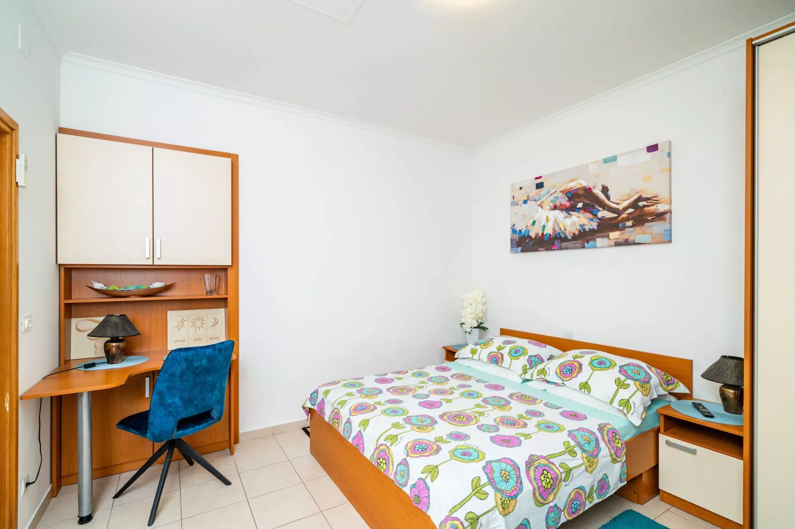 Apartments and Room Frane- Standard Studio with Terrace-Bedroom