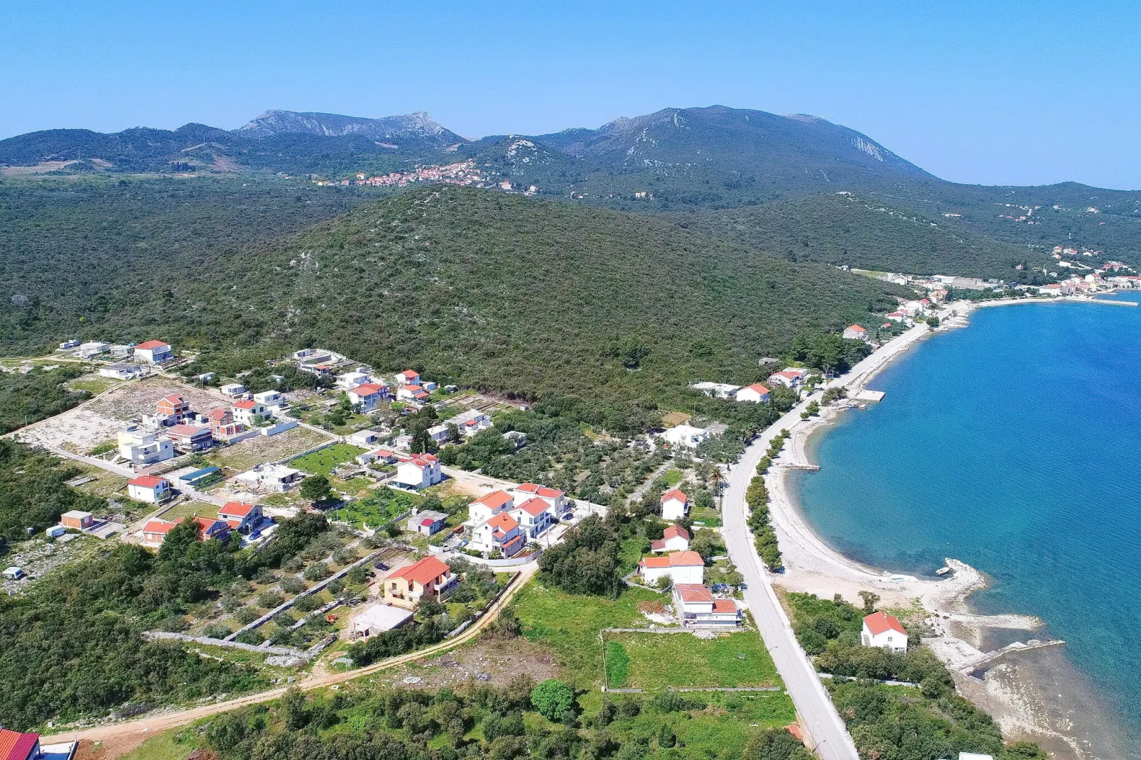 Apartments Gusti - One Bedroom Apartment with Terrace and Sea View-Aussicht