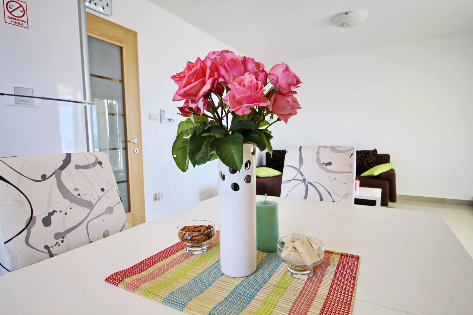 Apartments Gusti - Two-Bedroom Apartment with Balcony and Sea View-Innen