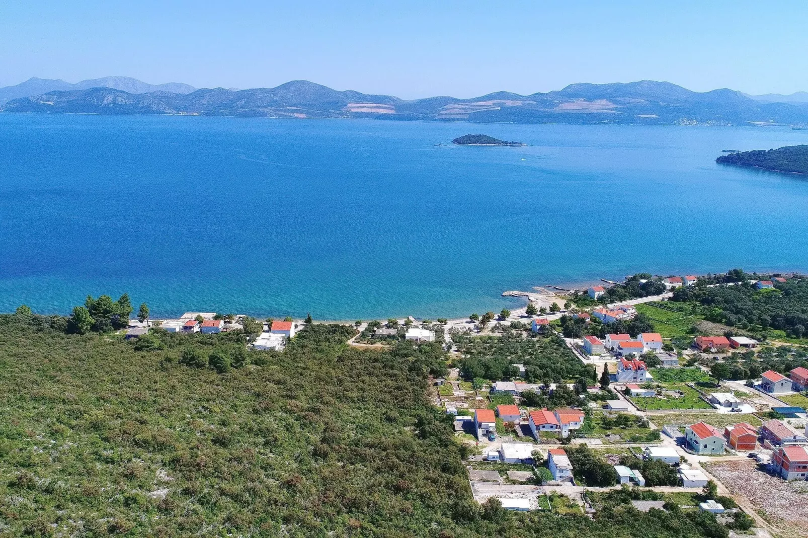 Apartments Gusti - Two-Bedroom Apartment with Balcony and Sea View-Aussicht