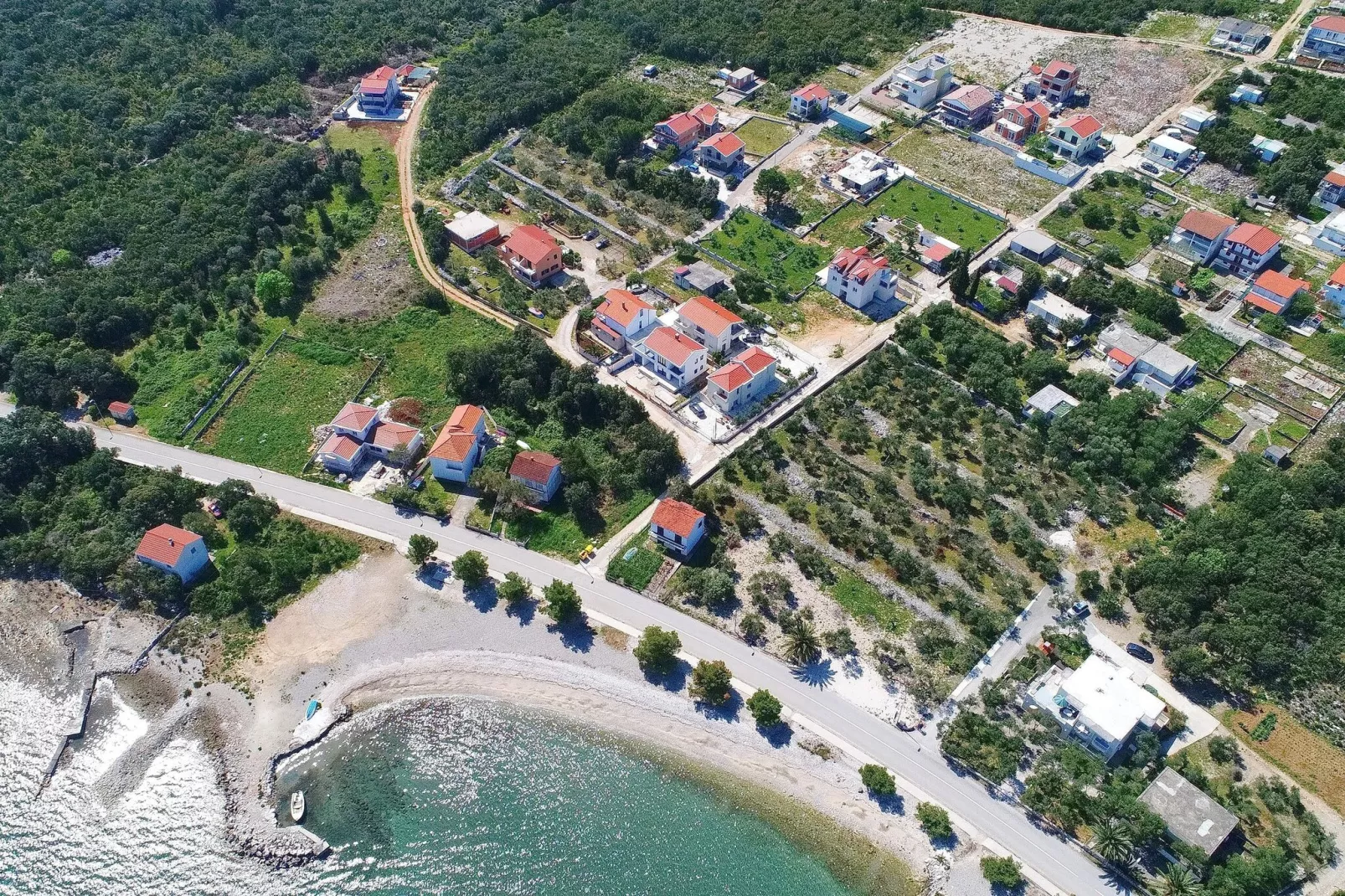 Apartments Gusti - Studio Apartment with Terrace and Sea View-View
