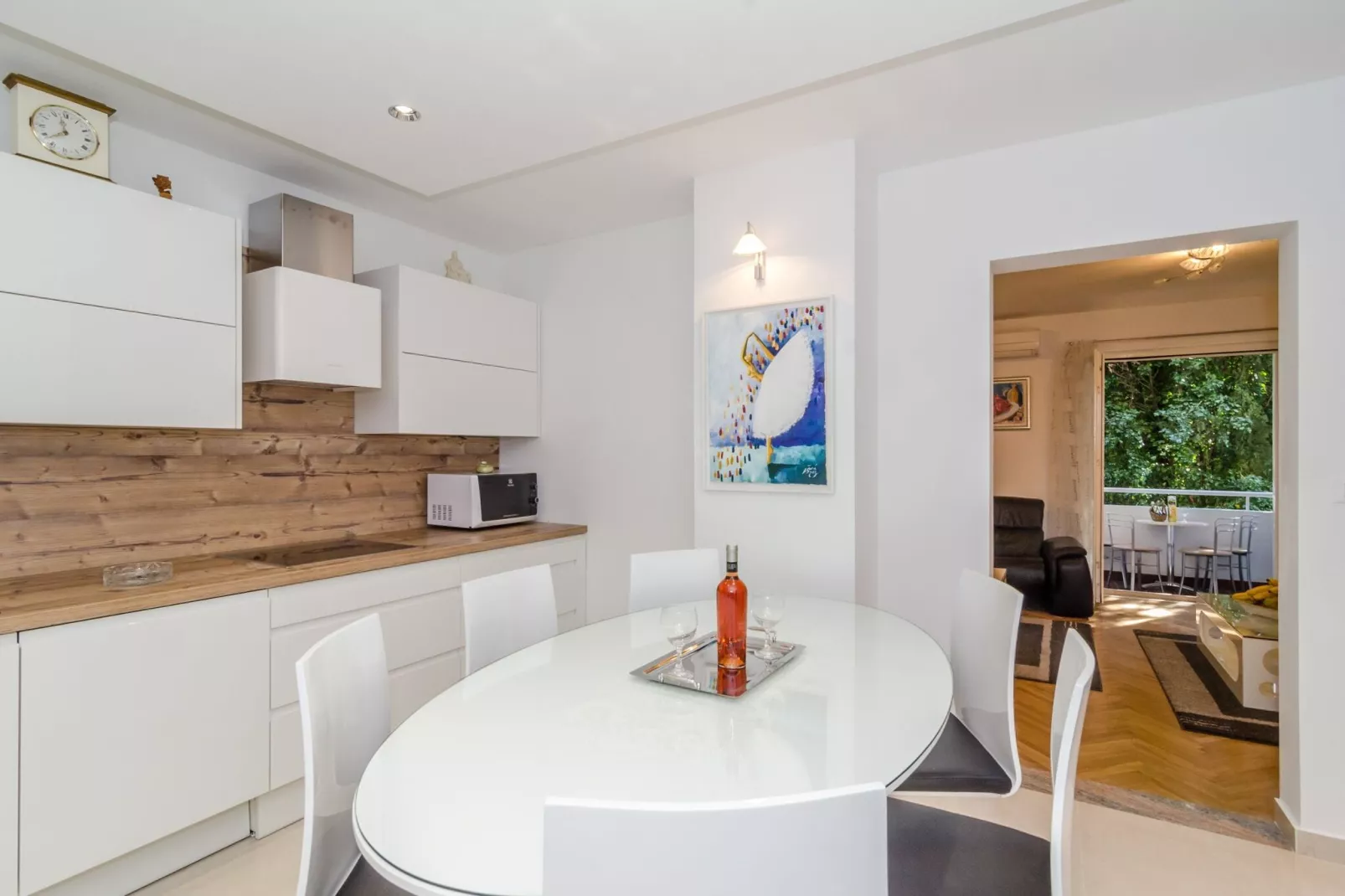 Apartment Iva 31 - Two-Bedroom Apartment with Balcony and City View-Dining room