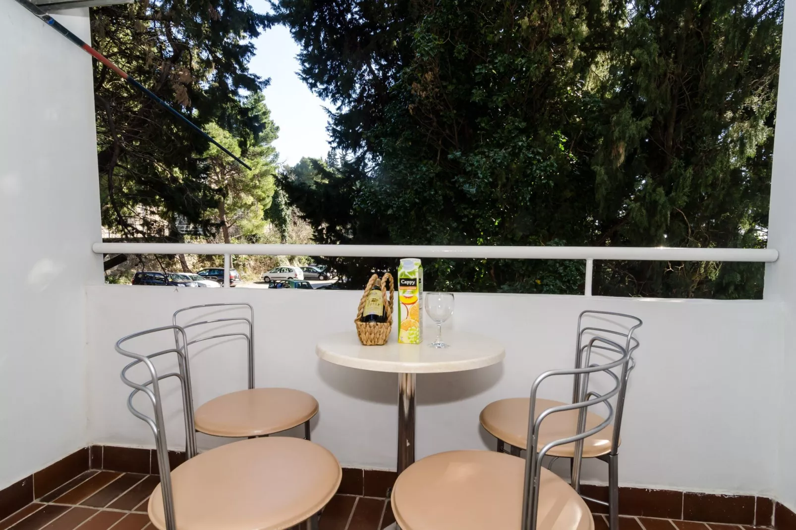 Apartment Iva 31 - Two-Bedroom Apartment with Balcony and City View-Terrace balcony