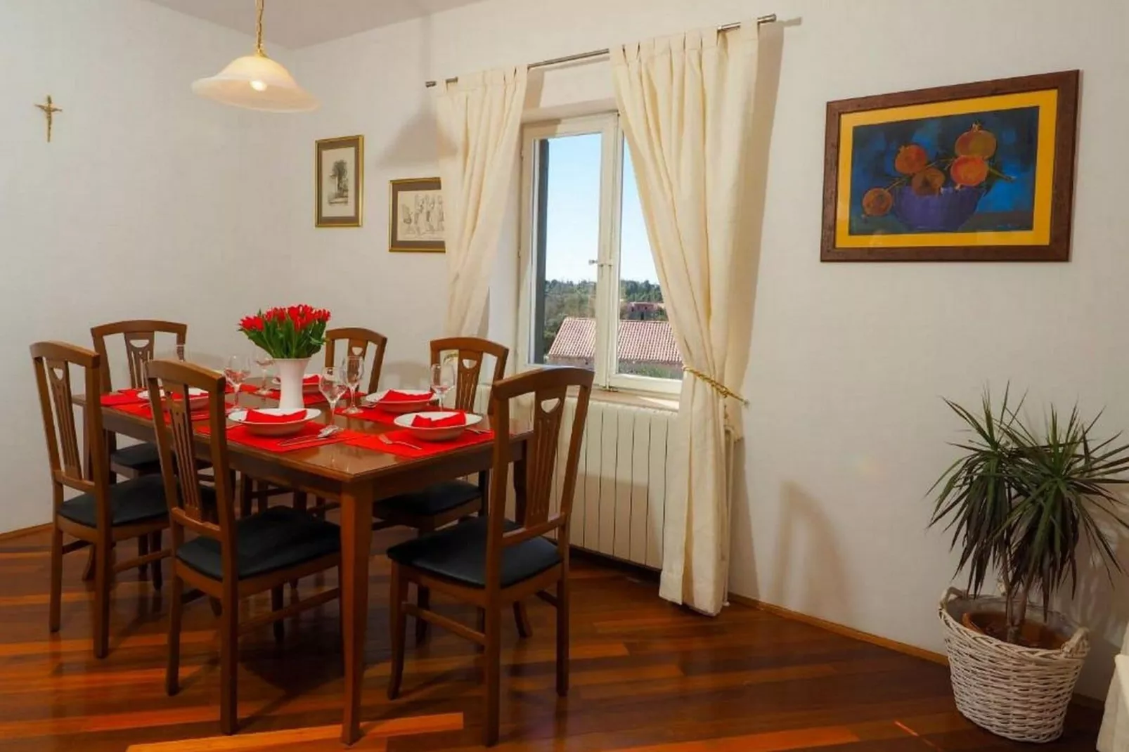 Villa Antonija - Four-Bedroom Villa with Terrace and Private Pool-Dining room