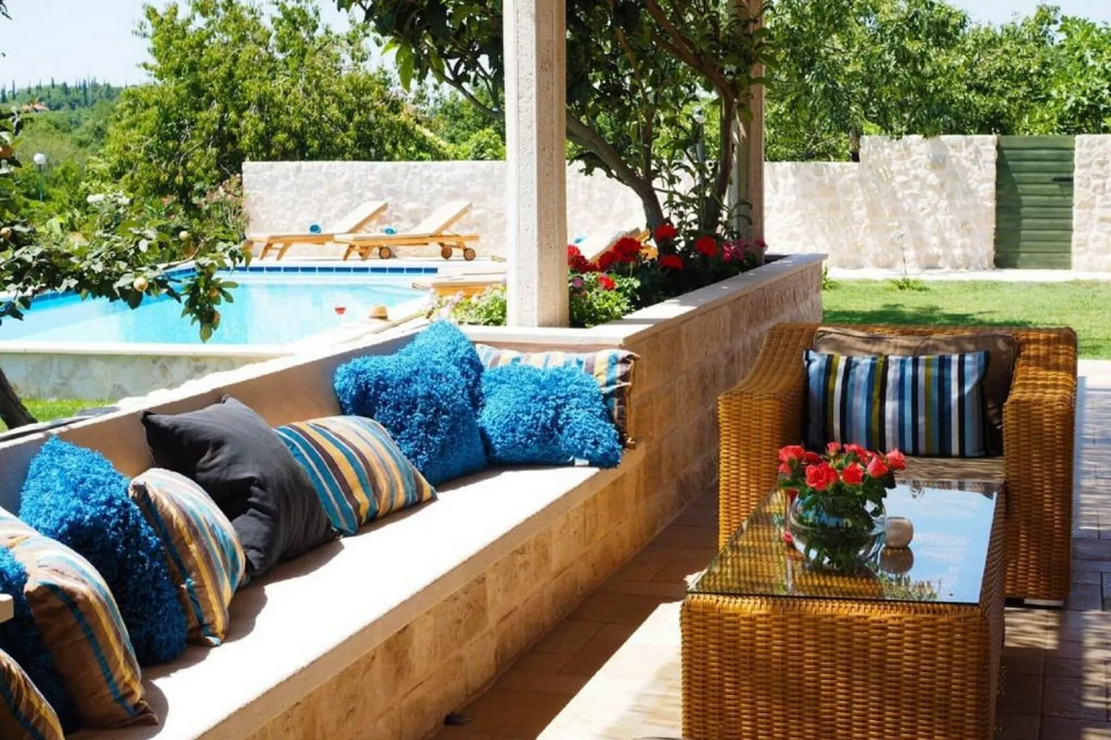 Villa Antonija - Four-Bedroom Villa with Terrace and Private Pool-Outdoor