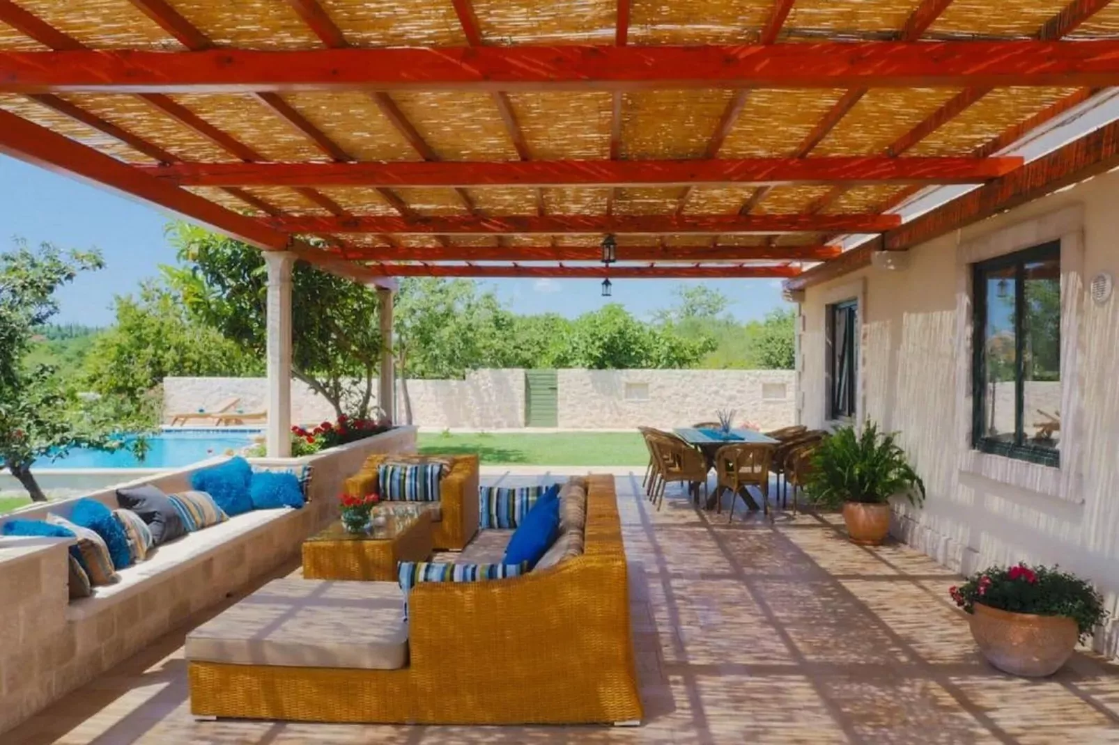 Villa Antonija - Four-Bedroom Villa with Terrace and Private Pool-Outdoor