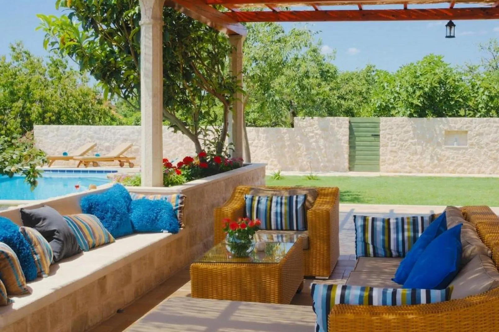Villa Antonija - Four-Bedroom Villa with Terrace and Private Pool-Outdoor