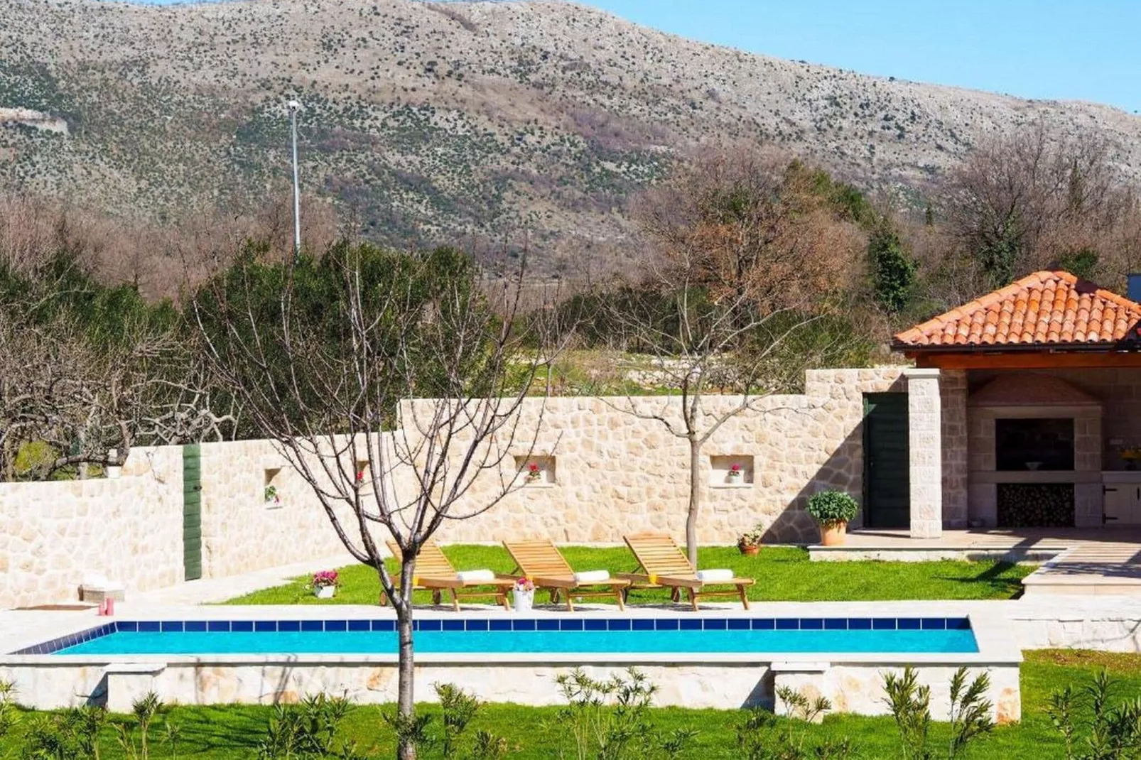 Villa Antonija - Four-Bedroom Villa with Terrace and Private Pool-Pool