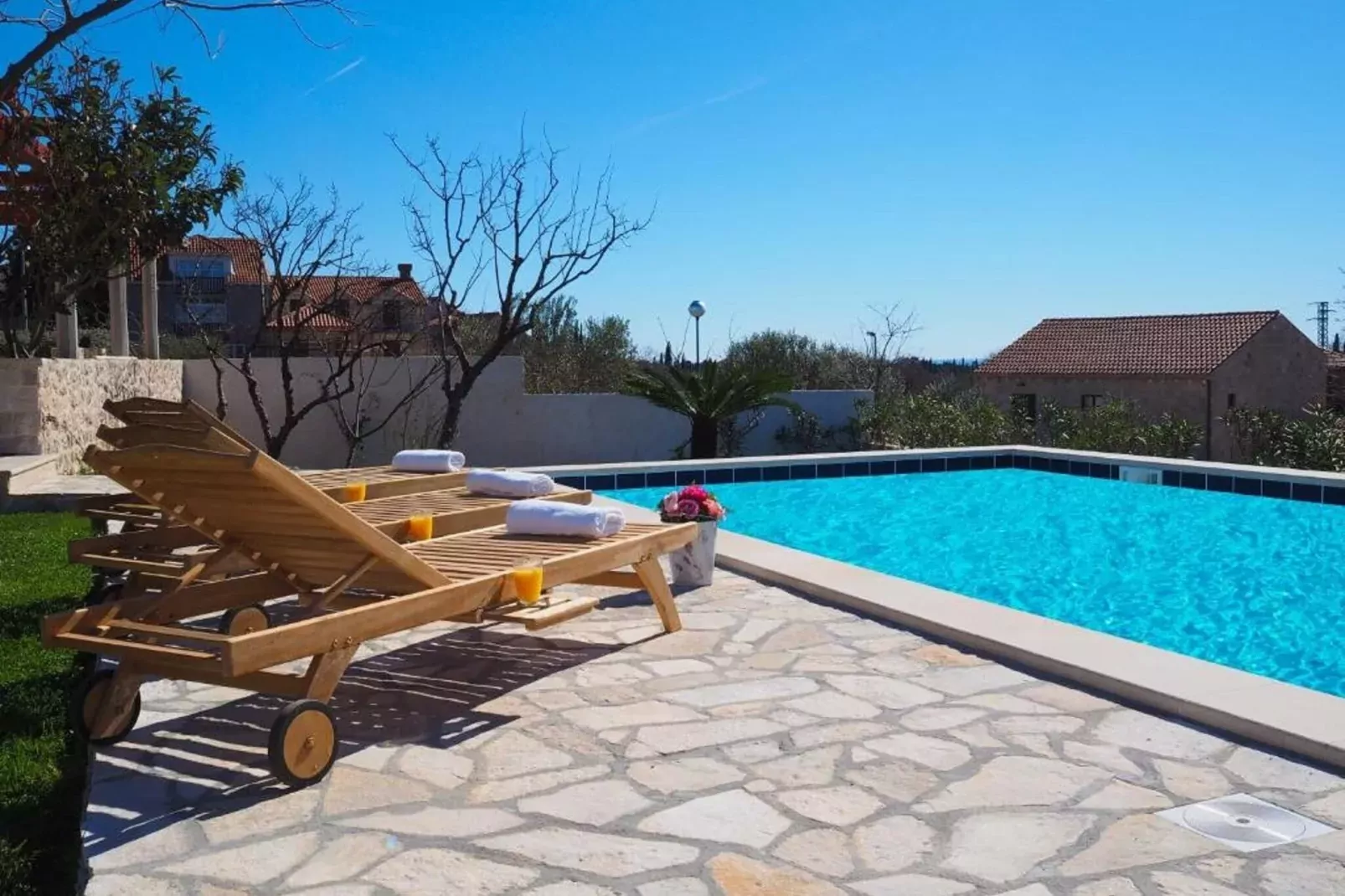 Villa Antonija - Four-Bedroom Villa with Terrace and Private Pool-Pool