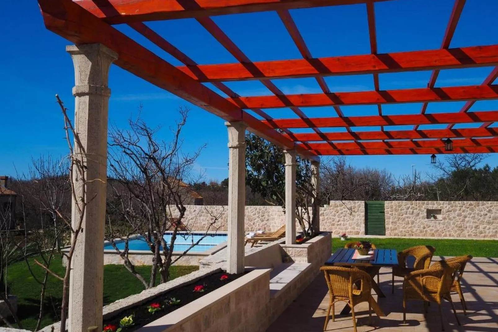 Villa Antonija - Four-Bedroom Villa with Terrace and Private Pool-Outdoor